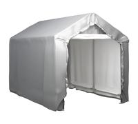 Prolenta Premium - Tente de stockage 180x300 cm Acier Gris