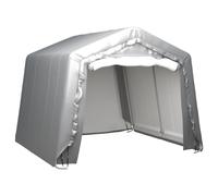 Prolenta Premium - Tente de stockage 300x300 cm Acier Gris