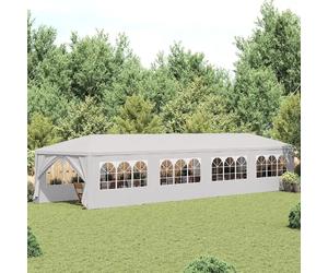 Prolenta Premium - Tonnelle De Jardin 3x12 M Blanc Blanc