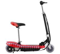 Prolenta Premium - trottinette électrique pour enfants avec siège et LED 120 W rouge