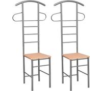 Prolenta Premium - Valet de salle Chaises 2 pcs. Métal