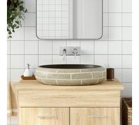 Prolenta Premium - Vasque à poser Multicolore Ovale 59x40x15 cm Céramique