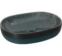 Prolenta Premium - Vasque à poser Turquoise Ovale 59x40x14 cm Céramique