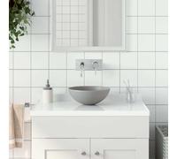 Prolenta Premium - Vasque Céramique Gris Clair Rond