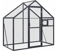 Prolenta Premium - Volière Anthracite 179x100x185 cm Aluminium