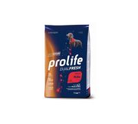 Prolife Chien adulte Dualfresh Mini boeuf, oie et riz, nourriture sèche complète pour chiens adultes de petite taille, lot de 2 kg.