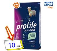 Prolife Chien Grainfree Sensitive Adult Medium Grandes Poisson Et Pommes 2,5/10