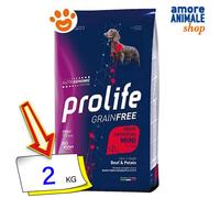 Prolife Chien Grainfree Sensitive Adult Mini Boeuf Et Pommes Nourriture Sec 2/7