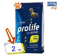 Prolife Chien Sensitive Adult Mini Lapin Et Pommes Nourriture Sec 600 Gr / 2/7