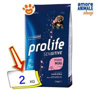 Prolife Chien Sensitive Puppy Mini Agneau Et Riz Nourriture Sec 600 Gr / 2/7 KG