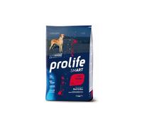 Prolife Chien Smart Adult Giant Bœuf et Riz Aliments secs complets pour chiens adultes de taille géante, lot de 12 kg.