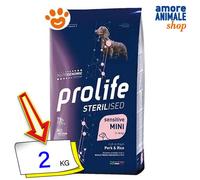 Prolife Chien stérilisé Sensitive Adult Porc &Riz - Mini 2kg