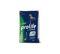 Prolife Dog Adult Lifestyle Light mini, morue et riz, aliment sec complet pour chiens adultes en surpoids de petite taille, lot de 2 kg.