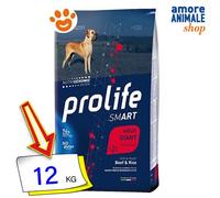 Prolife Dog Smart Adulte Géant Bœuf Et Riz Nourriture Sèche Chiens 12 Kg