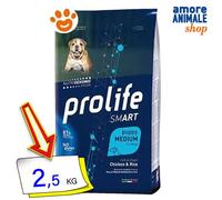 Prolife Dog Smart Puppy Medium Poulet Et Riz Croquettes Pour Chiens 2,5/10 Kg