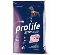 Prolife - Mini porc et riz - Aliment sec complet pour chiens adultes - Lot de 7 kg.