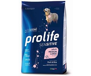 PROLIFE Sensitive Adult Medium/Large Porc et Riz de 10 kg