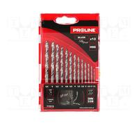 77213 Kit de perçage pour métal boîte en plastique métal, acier 13 pcs PROLINE