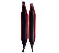 ProLine Sangle d'épaule en cuir pour accordéon Rouge 9,3 cm