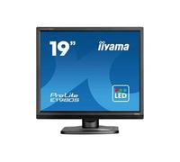 iiyama ProLite E1980S-B1 - Écran LED - 19" - 1280 x 1024 @ 75 Hz - TN - 250 cd/m² - 1000:1 - 3 ms - HDMI, DisplayPort - haut-parleurs - noir mat Noir mat