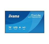 iiyama Écran 75" LH7564UHS-B1AG 4K UHD VA 500cd/m² Portrait/Paysage 2x10W 2x HDMI
