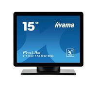 iiyama ProLite T1521MSC-B1 - LED monitor - 15" - touchscreen - 1024 x 768 @ 75 Hz - TN - 350 cd/m² - 800:1 - 8 ms - VGA - speakers - black