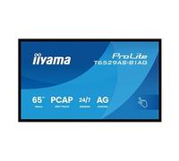 iiyama Prolite T6529AS-B1AG Écran tactile tout-en-un PCAP HDMI USB-C RS-232c RJ45 USB 2.0 Android OS WiFi antireflet tactile 8H 24/7 164 cm 64,5"