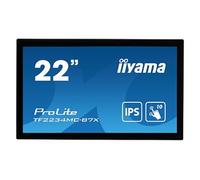 iiyama ProLite TF2234MC-B7X écran plat de PC 54,6 cm (21.5") 1920 x 1080 pixels Full HD LED Écran tactile Multi-utilisateur Noir