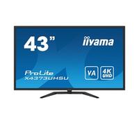 iiyama ProLite X4373UHSU-B1 écran plat de PC 108 cm (42.5") 3840 x 2160 pixels 4K Ultra HD Noir