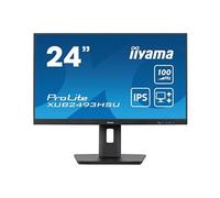 iiyama Ecran Prolite, XUB2493HSU-B7, 23,8" Ultra Mince, Dalle IPS, 1920x1080@100Hz, 1ms, 300cd/m², 1300:1, 1xHDMI, 1xDisplay Port, USB HUB, Haut-parleurs, Pied réglable + Pivot, TCO, i-Style Colour
