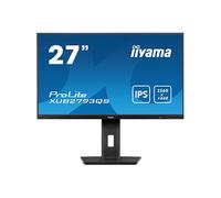IIYAMA 27' Ultra mince, dalle IPS, 2560x1440@100Hz, 1ms, 300cd/m², 1300:1, 1xHDMI, 1xDisplayPort, Haut-parleurs, VESA 100x100, 15cm pied réglable en hauteur + Pivot, i-Style colour. TCO