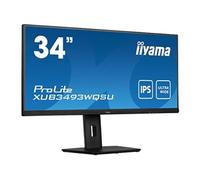 iiyama ProLite XUB3493WQSU-B5 écran plat de PC 86,4 cm (34") 3440 x 1440 pixels UltraWide Quad HD LED Noir