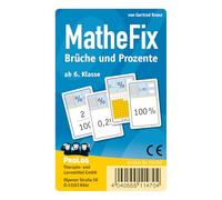 ProLog MatheFix® Jeux éducatifs - 7 jeux de cartes éducatifs pour l'école primaire et sectorielle - Comprendre les mathématiques ludiques de l'espace numéroté aux fractures - Matériel de promotion et