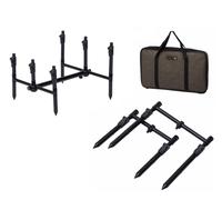 Prologic K1 Profil Bas Rod-Pod Système 3 Rods Support pour Canne à Pêche à Carpe