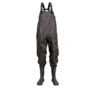 Prologic Signature Waders De Pêche HD Imperméables | Au Sec Dans L’Eau | PVC Robuste | Boucles Magnétiques | Genoux Renforcés | Bandes Visibles La Nuit | Housse De Pluie Incluse