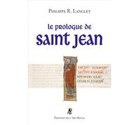 Prologue de Saint Jean - Philippe Langlet - Art Royal - broché - Essai