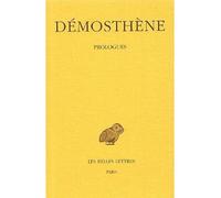 Prologues - Démosthène - Belles Lettres - broché - Essai