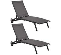 Proloisirs Bains de Soleil en Aluminium Celio (Lot de 2)