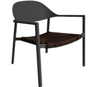 Fauteuil bas de jardin empilable aluminium et résine synthétique - Bage