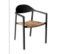 Fauteuil de jardin empilable aluminium et résine synthétique - Bage
