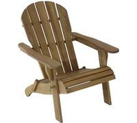 PROLOISIRS Fauteuil pliant - ADIRONDACK - Acacia FSC 100% - Look teck G