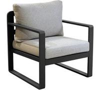 PROLOISIRS Fauteuil sofa - MOJITO II - Aluminium époxy - Graphite/Gris G