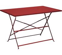 Proloisirs Guéridon rectangulaire en Acier Cuba