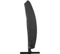 Housse pour parasol droit rectangulaire avec tuteur Gris
