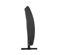 Proloisirs Housse parasol déporté Eco Pagode D 3m ou 2,5x2,5m polyester avec tuteur Gris G