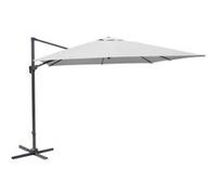 Proloisirs - Parasol déporté en aluminium 3x3m Dom Ecru Blanc G