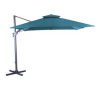 Proloisirs - Parasol déporté inclinable et orientable Bioclim 3 x 3 m bleu Bleu G