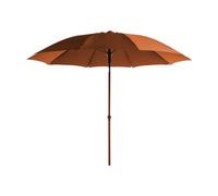 PROLOISIRS PARASOL en fibre 270 cm - Amande