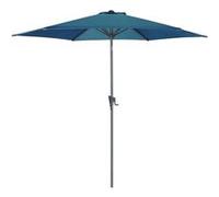 Parasol Rond Aluminium Avec Manivelle 3m Tilt Bleu