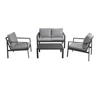 Alizé - Salon détente jardin en aluminium Marlo gris G